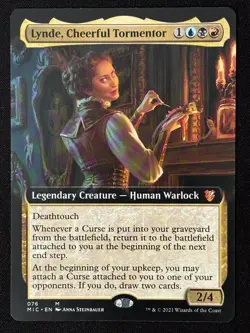 1x MTG Lynde, Cheerful Tormentor (Extended Art) - (MIC) #76 - Magic - Image 3