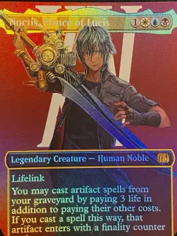 Noctis, Prince Of Lucis Borderless Foil R 0401 Final Fantasy FIN MTG NM+ - Image 4
