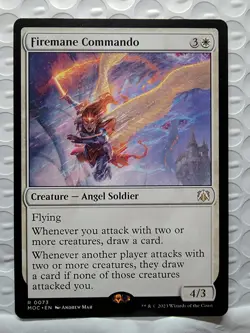 Firemane Commando - March of the Machine Commander - MOC - NM - MTG - 0073 - Image 1