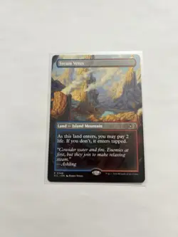 Steam Vents (Borderless) MTG Enchanting Tales Shock Land Rare Near Mint - Image 2
