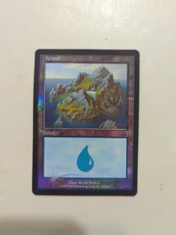 Island (336) FOIL Mercadian Masques PLD Basic Land - Image 1