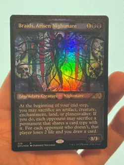 1X TEXTURED FOIL Braids, Arisen Nightmare NM MTG Magic DMU Dominaria United CEDH - Image 1