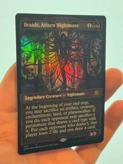 1X TEXTURED FOIL Braids, Arisen Nightmare NM MTG Magic DMU Dominaria United CEDH - Image 3