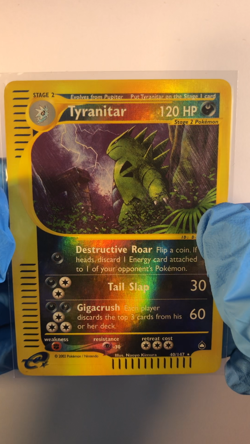 Tyranitar - 40/147 - Pokemon Aquapolis 2002 Reverse Holo Rare Card NM-LP - Image 2