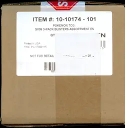 JOURNEY TOGETHER 3-Pack Blister Case SEALED 24 Ct (72 Packs Pokemon Cards) - Image 1