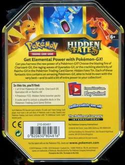 SM Hidden Fates TIN SEALED Charizard GX SM211 (4 Hidden Fates Pokemon Packs) - Image 3