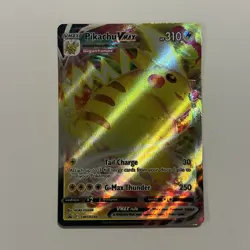 Pikachu VMAX SWSH286 Sword & Shield Holo Black Star Promo Pokemon TCG Card - Image 1