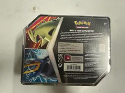 New and Factory Sealed Pokemon TCG Sword & Shield V Strikers Tin - Tyranitar V - Image 2