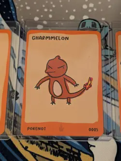 Pokenots 151 Charmmelon Charmeleon 0005 Dysfunctional Passholders NM Card - Image 1