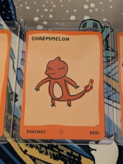 Pokenots 151 Charmmelon Charmeleon 0005 Dysfunctional Passholders NM Card - Image 2