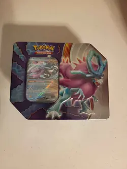 Pokemon TCG Paradox Destinies Tin (Walking Wake) (5-Packs) [Brand New] Free Ship - Image 1