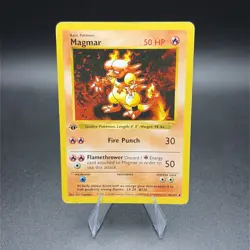 Pokemon Magmar 036/102 First Edition Base Set (Shadowless) Regular - Image 1