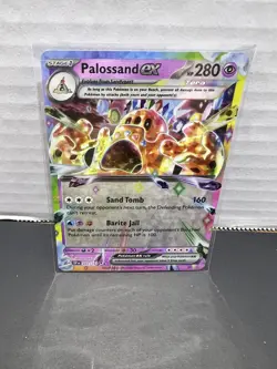 2024 Pokemon Surging Sparks PALOSSAND EX 091/191 Double Rare - Image 1