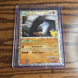 Donphan Prime 107/123 Pokemon HGSS HeartGold SoulSilver Holo Rare NM - Image 2