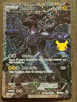 Pokemon Celebrations: Zekrom 114/114 Holo Rare Classic Collection - NM - Image 1