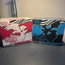 Pokemon TCG Black Bolt & White Flare Elite Trainer Box brand new sealed bundle - Image 1