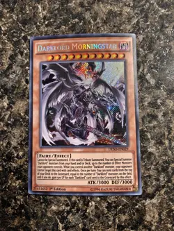 Yugioh Darklord Morningstar - DESO-EN029 - 1st Ed. Secret Rare - NM - Image 1