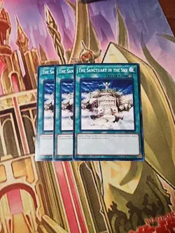 3X The Sanctuary In The Sky - SR05-EN026 Common 1ST ED NM Yugioh - Image 1