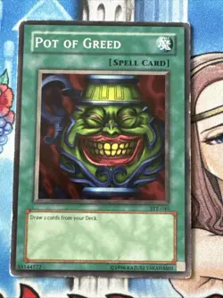 Pot of Greed - SYE-040 - Common - Unlimited Edition - HP- Yugi Evolution - Image 1
