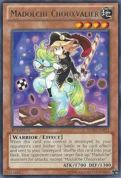 1x (NM) Madolche Chouxvalier - REDU-EN023 - Rare - 1st Edition YuGiOh - Image 1