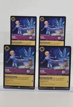 Disney Lorcana Elsa - Trusted Sister 55/204 Archazia's Island 4 Cards CM - Image 1