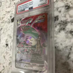 2022 Pokemon Sword & Shield Silver Tempest #TG20 Rayquaza Vmax PSA 10 - Image 4