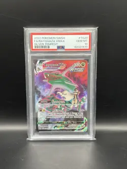 Pokemon TCG Rayquaza VMAX TG20/TG30 Silver Tempest PSA 10 GEM MINT - Image 1