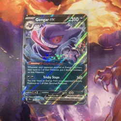 Gengar EX 104/162 Temporal Forces Mint Pokemon Card NM Double Rare - Image 1