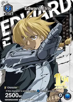 Edward Elric Promo Foil - UEPR/FMA-1-039 NM - Union Arena - Image 1
