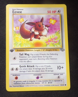 Eevee (1st Edition) - Jungle 51/64 WotC Pokemon Card - Image 1