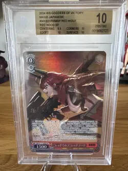 Weiss Schwarz "Red Wolf" Red Hood NIKKE JPN NIK/S117-058SP SP BGS 10 Pristine - Image 1
