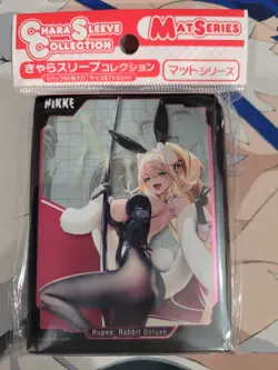 GODDESS OF VICTORY: NIKKE Rupee: Luxury Rabbit Anime Card Sleeves *NEW* 65ct - Image 2