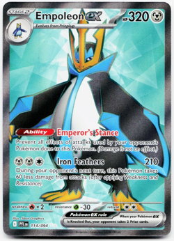 Empoleon EX 114/094 Ultra Rare Full Art Pokemon TCG Phantasmal Flames (PFL) NM - Image 3