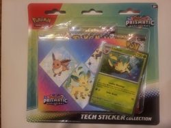 Pokemon Prismatic Evolutions Tech Sticker Collection Sealed Leafeon - Image 1