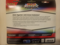 Pokemon Prismatic Evolutions Tech Sticker Collection Sealed Leafeon - Image 2