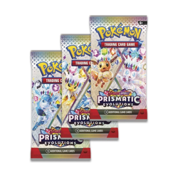 Pokemon Prismatic Evolutions Tech Sticker Collection 3 Pack Random Art QTY - Image 4