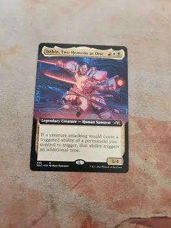 Isshin, Two Heavens As One Extended Art Kamigawa Neon Dynasty MTG NM - Image 1
