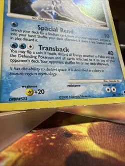 Pokemon TCG Palkia LV67 26/106 Great Encounters Holo Rare HP - Image 3