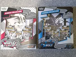 Pokemon Black Bolt Binder Collect & White Flare Binder Collection Bundle Sealed2 - Image 1