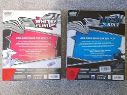 Pokemon Black Bolt Binder Collect & White Flare Binder Collection Bundle Sealed2 - Image 2
