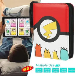 Card Binder for Pokemon,Trading Card Binder,Carrying Case Card Collection Folder - Image 1