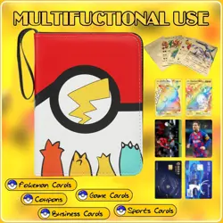 Card Binder for Pokemon,Trading Card Binder,Carrying Case Card Collection Folder - Image 3