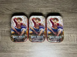 One Piece TCG Card Game - Mini Tin Vol.2 Lot Of 3 (Luffy) - Image 1