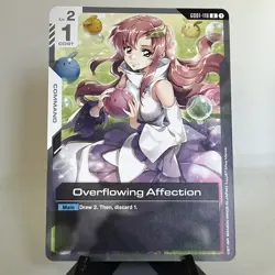 Overflowing Affection - Gundam Card Game #GD01-118 - NM / Mint Uncommon Single - Image 1