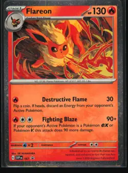 Flareon - (Cosmos Holo) Promo SV: Scarlet & Violet Promo Cards 167 NM - Image 1