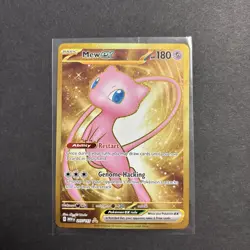 Pokemon Mew EX Gold TCG 205/165 SV 151 Scarlet & Violet Hyper Rare Holo Card - Image 1
