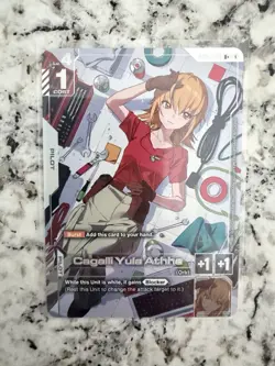 Gundam Card Game Cagalli Yula Athha R+ Newtype Rising GD01-096 Alternate Art AA - Image 1