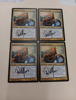 Battlewise Hoplite X4 Signed by William Murai Magic the Gathering - Image 1