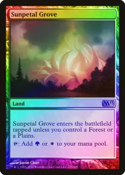 Sunpetal Grove FOIL Magic 2013 / M13 NM Land Rare MAGIC MTG CARD ABUGames - Image 1