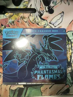 Pokemon TCG Phantasmal Flames Elite Trainer Box ETB – Mega Evolution NEW SEALED - Image 1